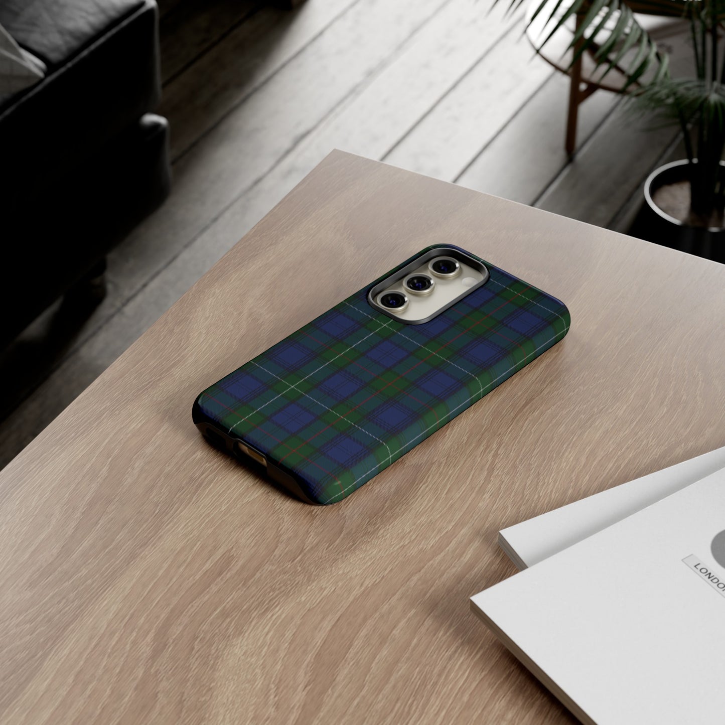 Étui de téléphone à motif tartan écossais - MacKenzie, Divers