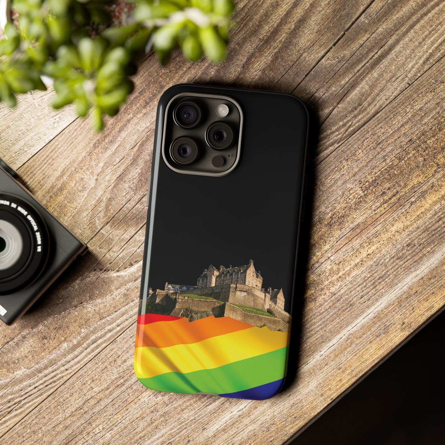 Edinburgh Castle Pride Rockface Phone Case - Flag, Various