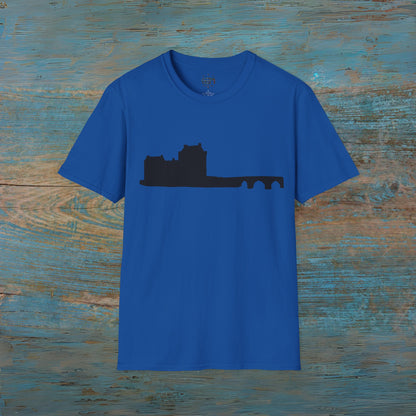 Eileen Donan Castle Silhouette Art Unisex T-Shirt