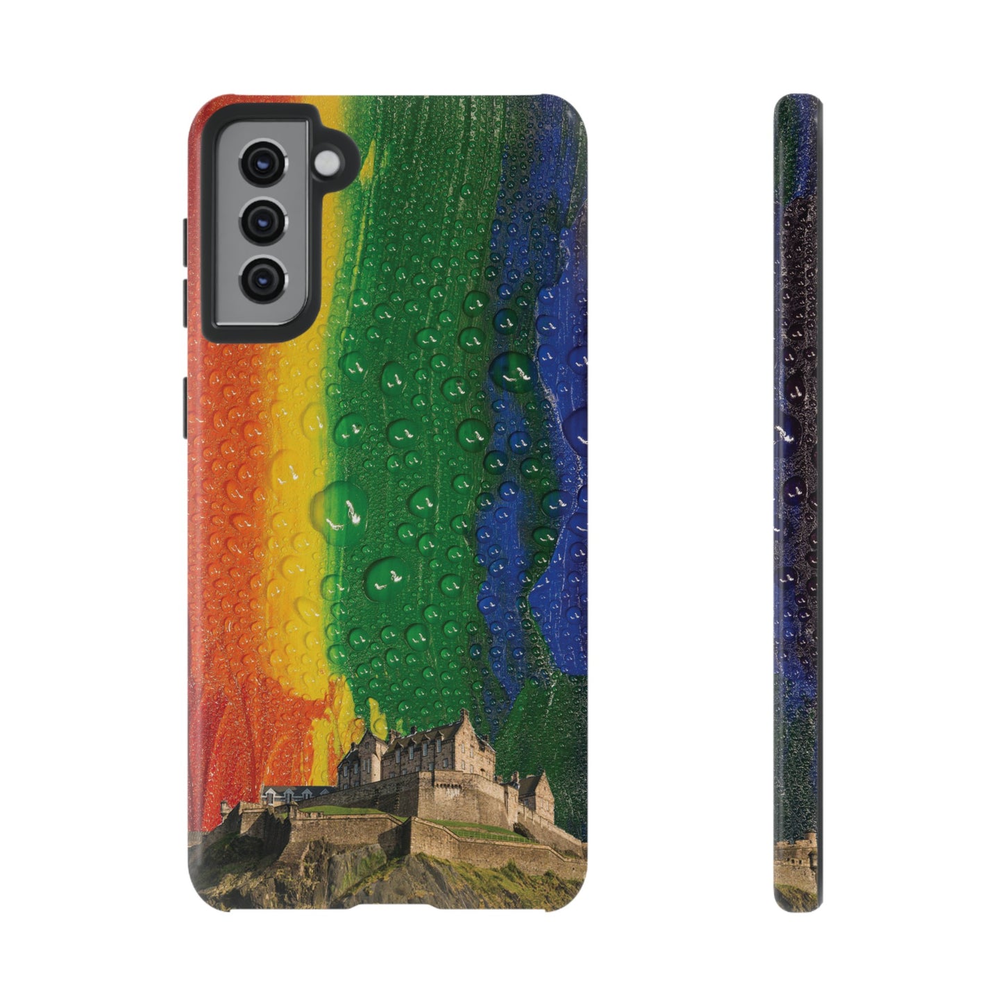 Edinburgh Castle Pride Phone Case - Rain, Various