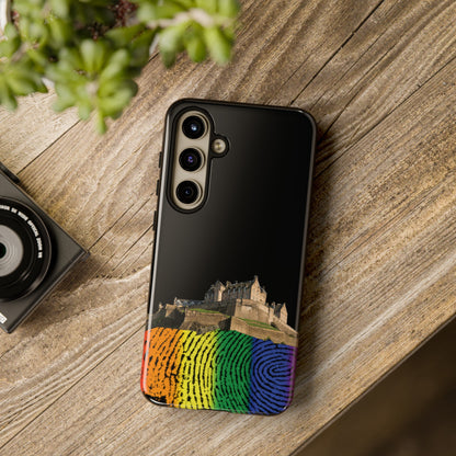 Edinburgh Castle Pride Rockface Phone Case - Fingerprint, Various