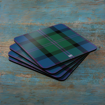 Scottish Tartan Cork Coaster Set (M/Mc/Mac)