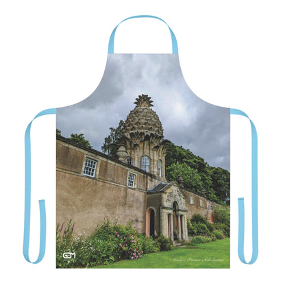 Dunmore Pineapple Photo Apron, Scottish Cooking Apparel, Chef Accessory