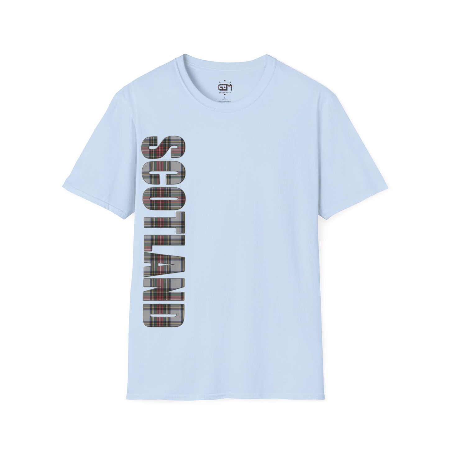 Scotland Lettering Stewart Dress Tartan Softstyle T-Shirt, Unisex Tee, Various Colours