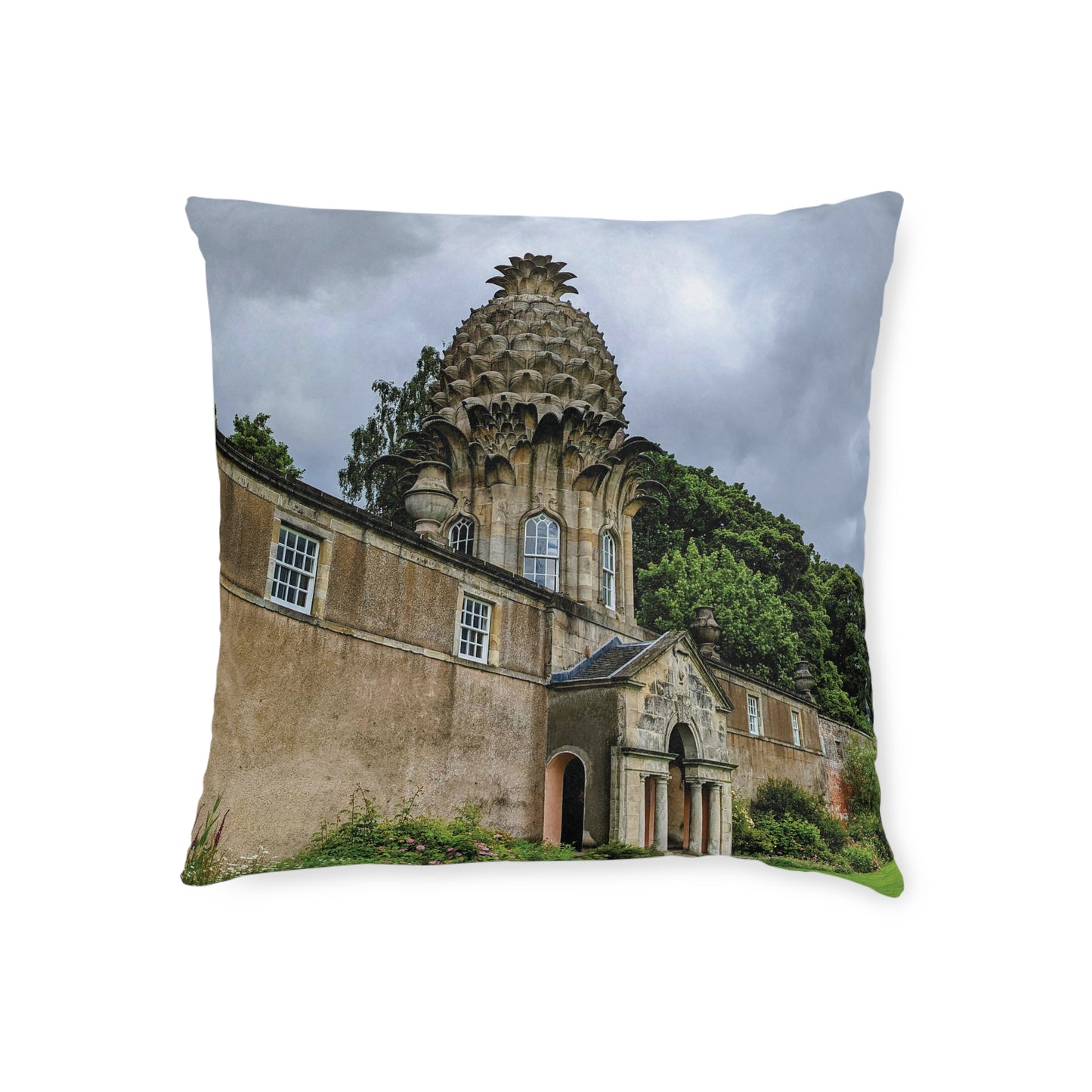 Dunmore Pineapple Photo Square Cushion, Various Sizes