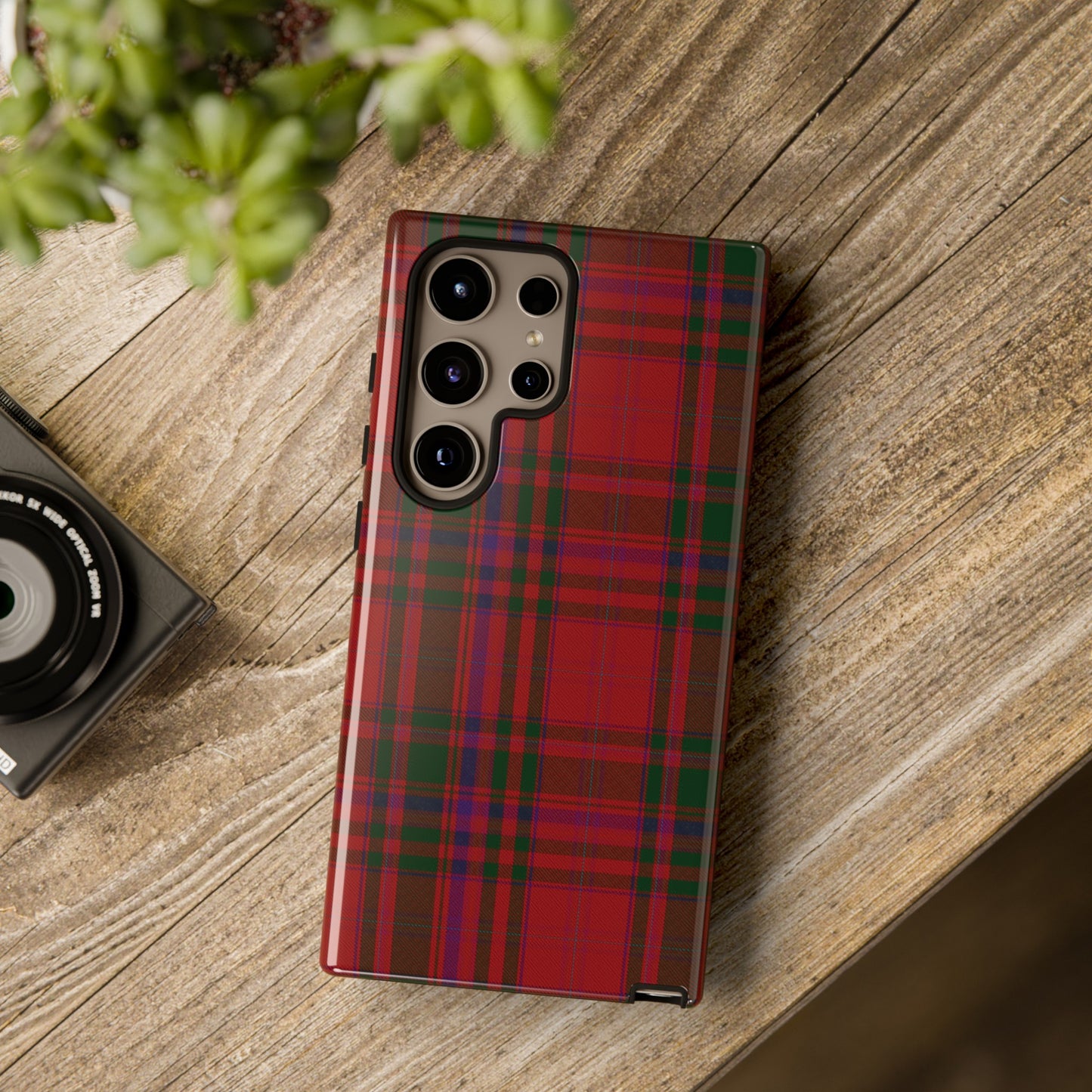 Étui de téléphone à motif tartan écossais - MacDougall, Divers