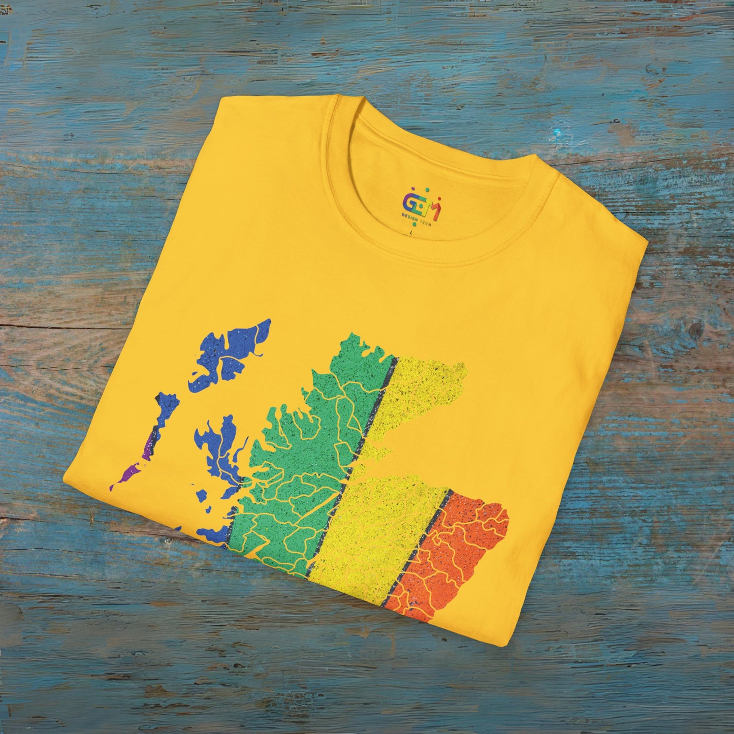 Scotland has PRiDE Road Clan Regions Map Unisex T-Shirt, Various Colours