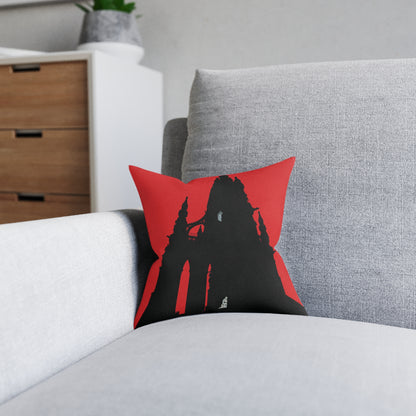 Coussins carrés Scotland Art Silhouette : différentes tailles