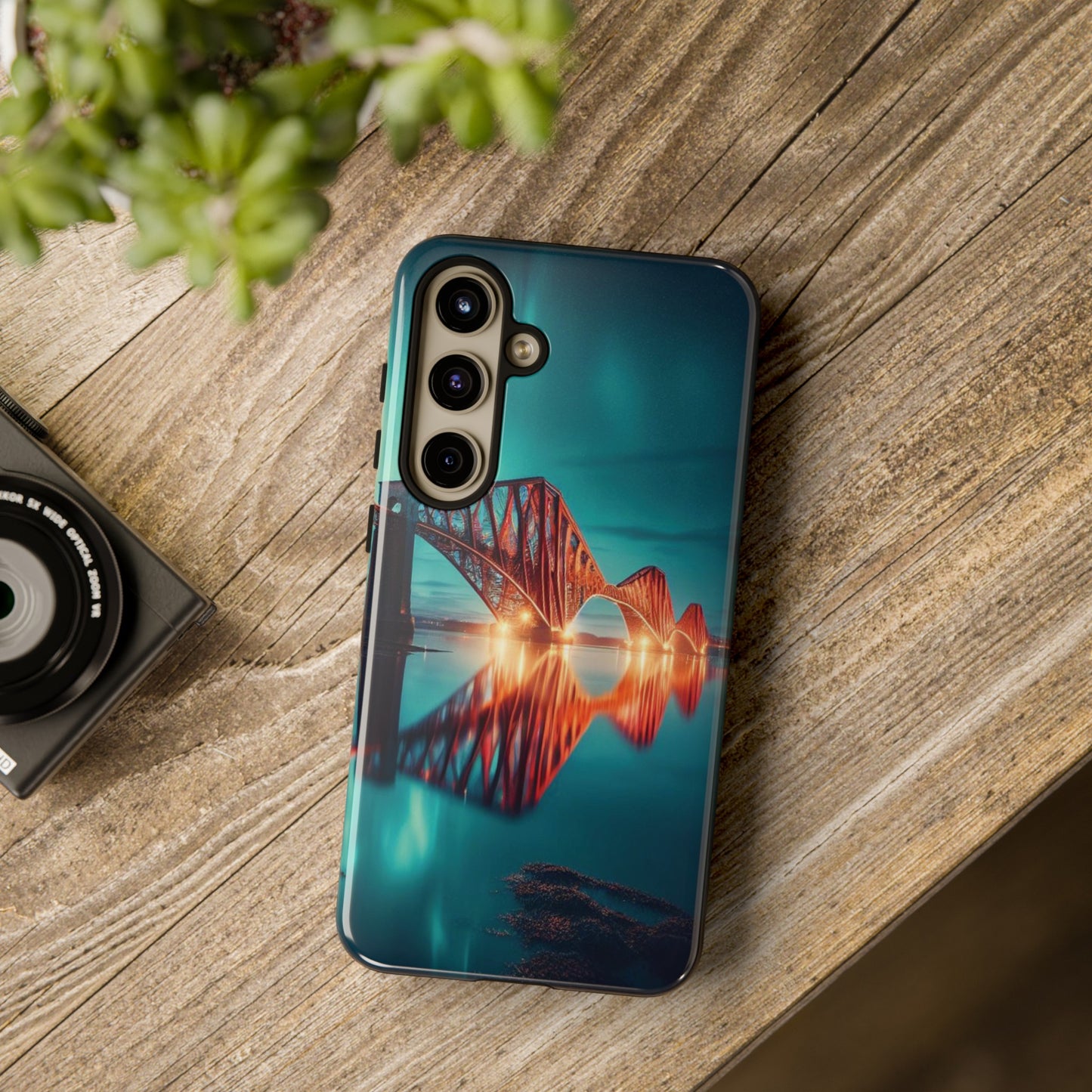 Forth Rail Bridge Art Phone Case, Scotland, Various