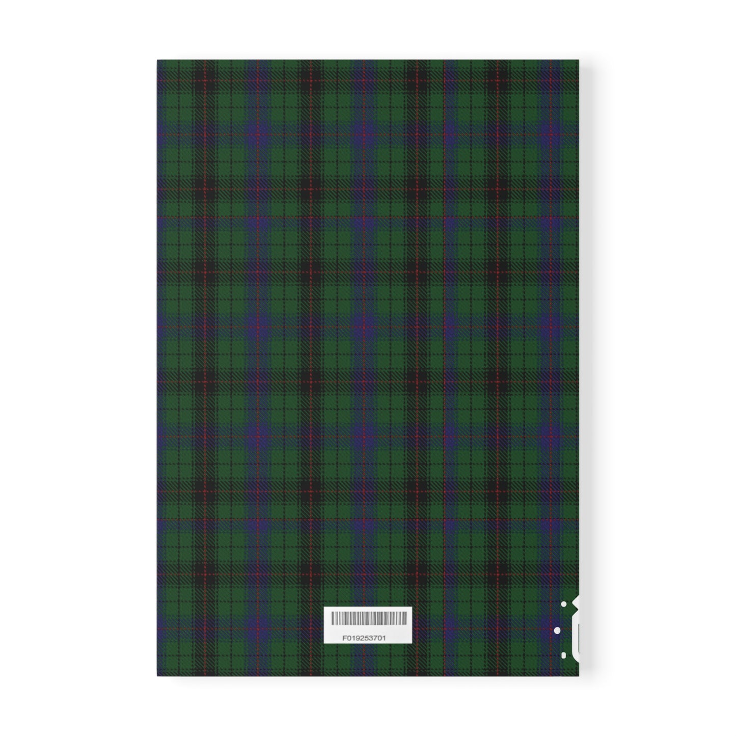 Scottish Tartan Softcover A5 Notebook - Davidson