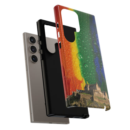 Edinburgh Castle Pride Phone Case - Rain, Various