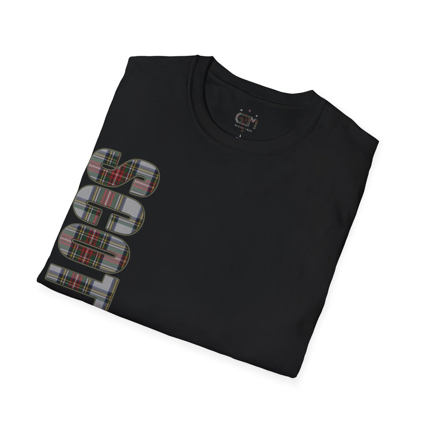 Scotland Lettering Stewart Dress Tartan Softstyle T-Shirt, Unisex Tee, Various Colours