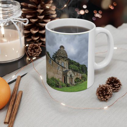 Dunmore Pineapple Photo Mug, Coffee Cup, Tea Cup, Scotland, White