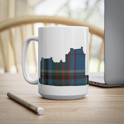 Tartan Eileen Donan Castle - Anderson Old Mug, White