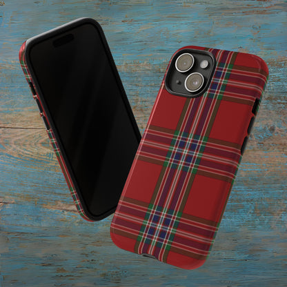 Scottish Tartan Phone Case - MacFarlane Red, Various