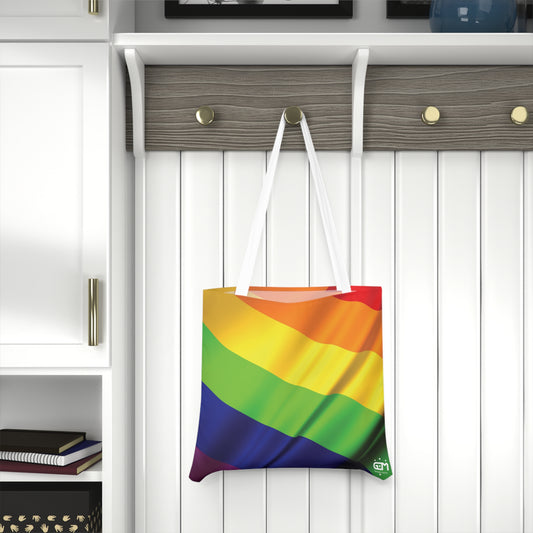 Pride Flag Shoulder Tote Bag