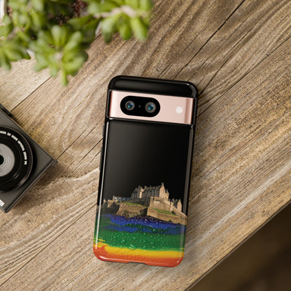 Edinburgh Castle Pride Rockface Phone Case - Rain, Various