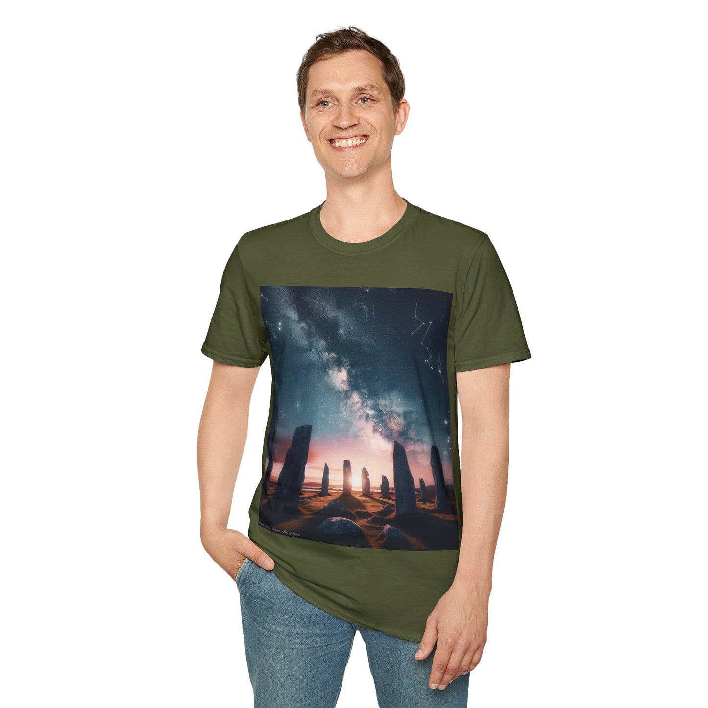 Callanish Standing Stones - Isle of Lewis Softstyle T-Shirt, Unisex Tee, Scottish Landmarks, Various Colours