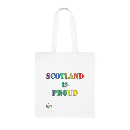 Scotland Pride Road Map Cotton Tote Bag