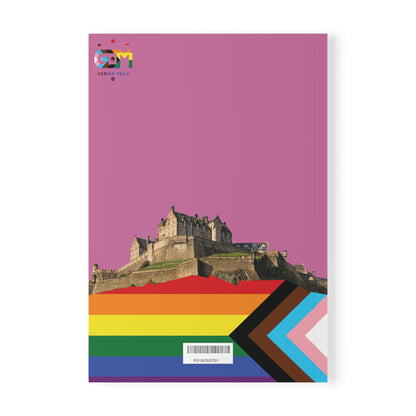 Carnet à couverture souple Edinburgh Castle Pride Progress Rockface, A5