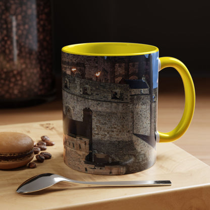 Tasses décoratives Écosse en gros plan - Scènes variées (jaune)