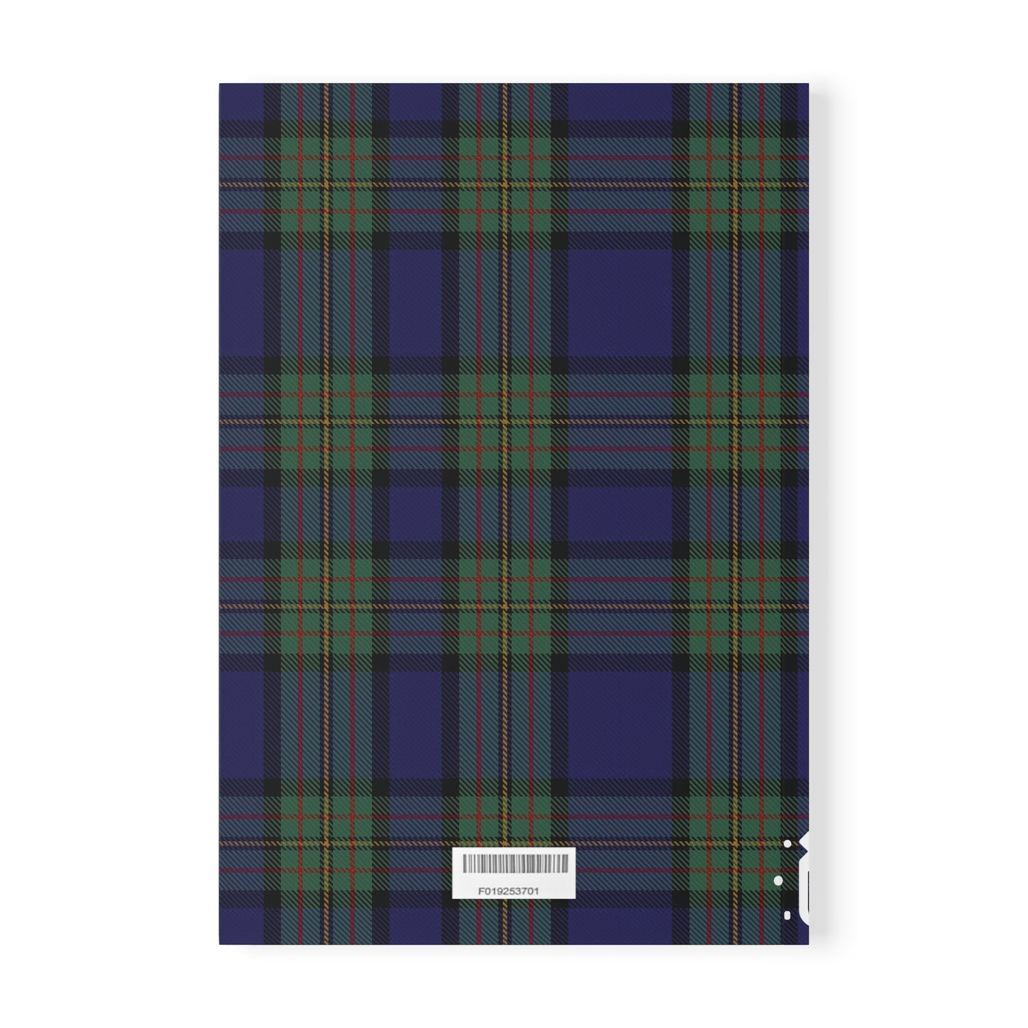 Carnet de notes A5 à couverture souple motif tartan écossais - MacLaren