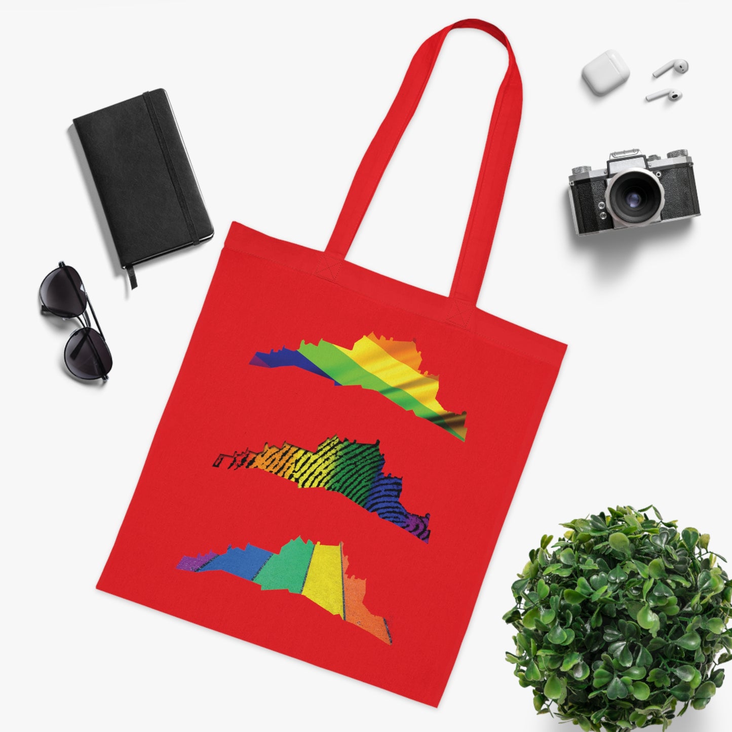 Pride Edinburgh Castles Cotton Tote Bag