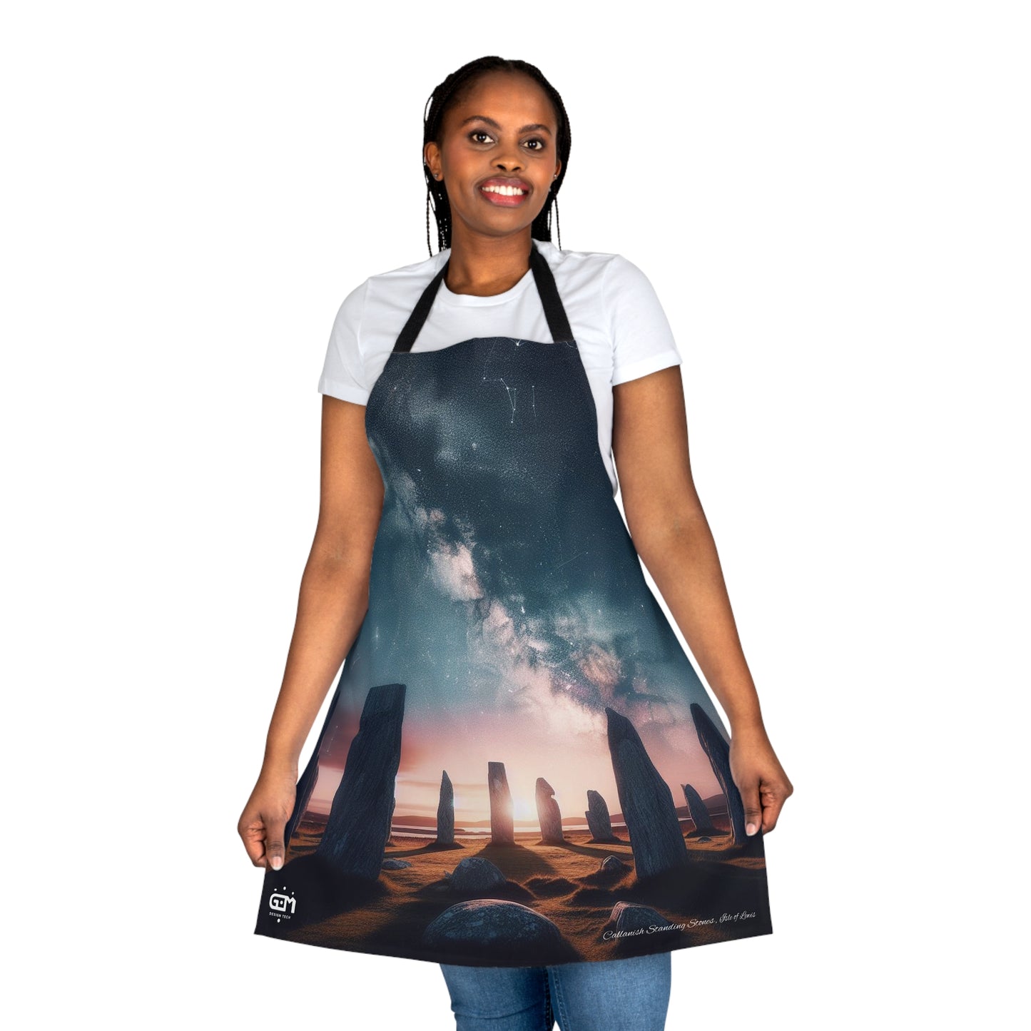 Callanish Standing Stones - Isle of Lewis Apron, Scottish Cooking Apparel, Chef Accessory