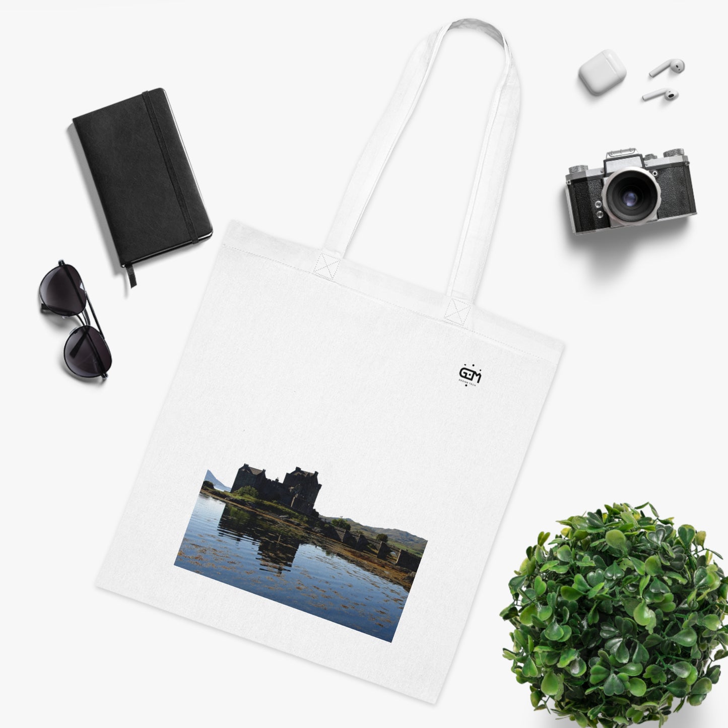 Scottish Landmark Cotton Tote Bags