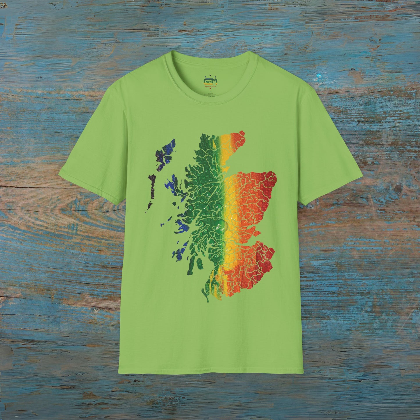 Scotland has PRiDE Rain Clan Regions Map Unisex T-Shirt, Various Colours