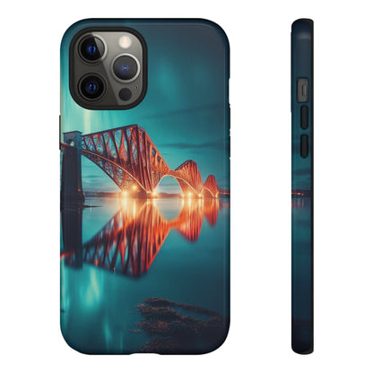 Forth Rail Bridge Art Phone Case, Scotland, Various