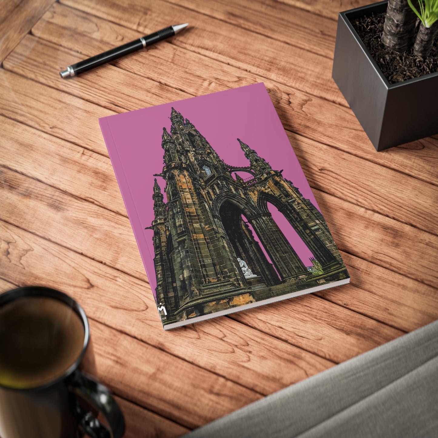 Scotland Up Close A5 Softcover Notebook - Photo Silhouettes