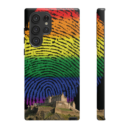 Edinburgh Castle Pride Phone Case - Fingerprint, Various