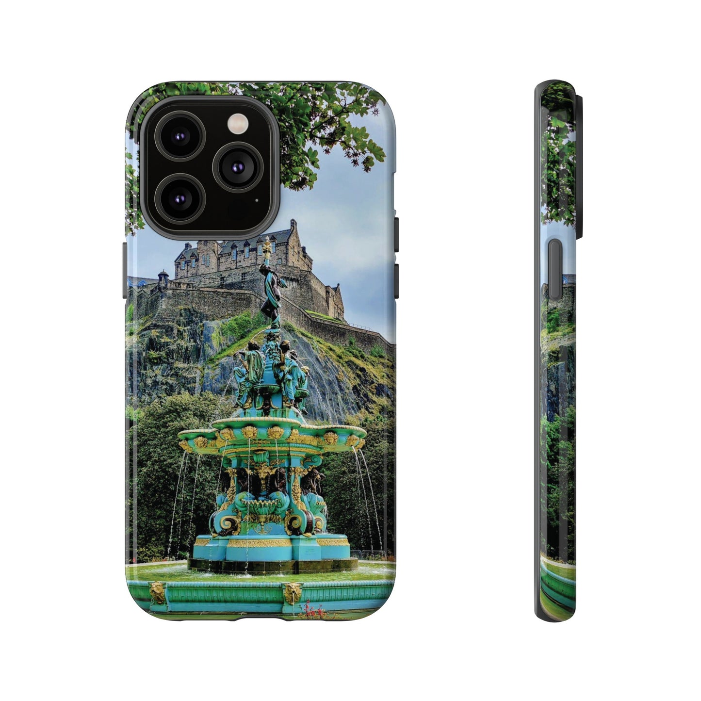 Ross Fountain & Edinburgh Castle Photo Phone Case, Scotland, Various