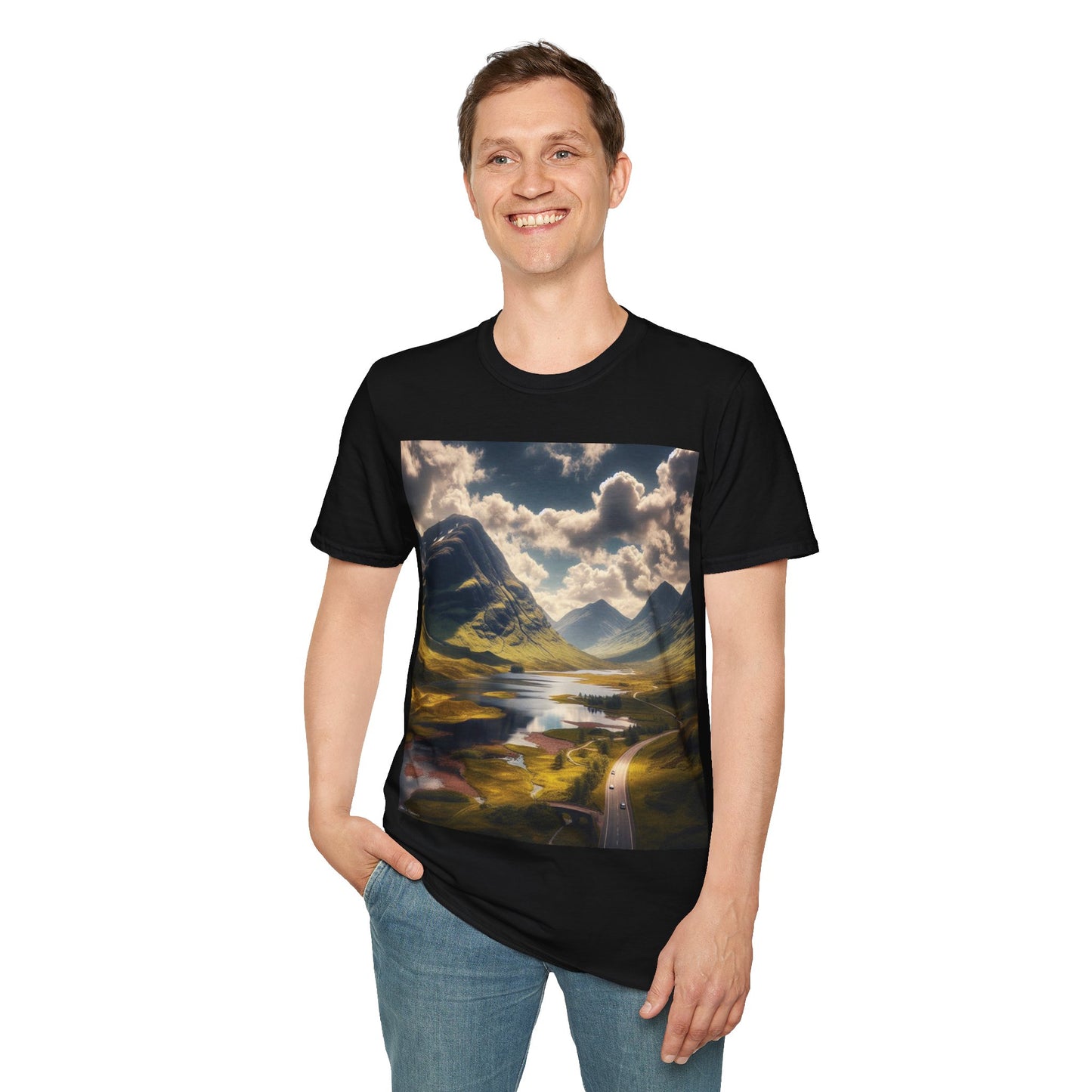 Glen Coe - Highlands Softstyle T-Shirt, Unisex Tee, Scottish Landmarks, Various Colours