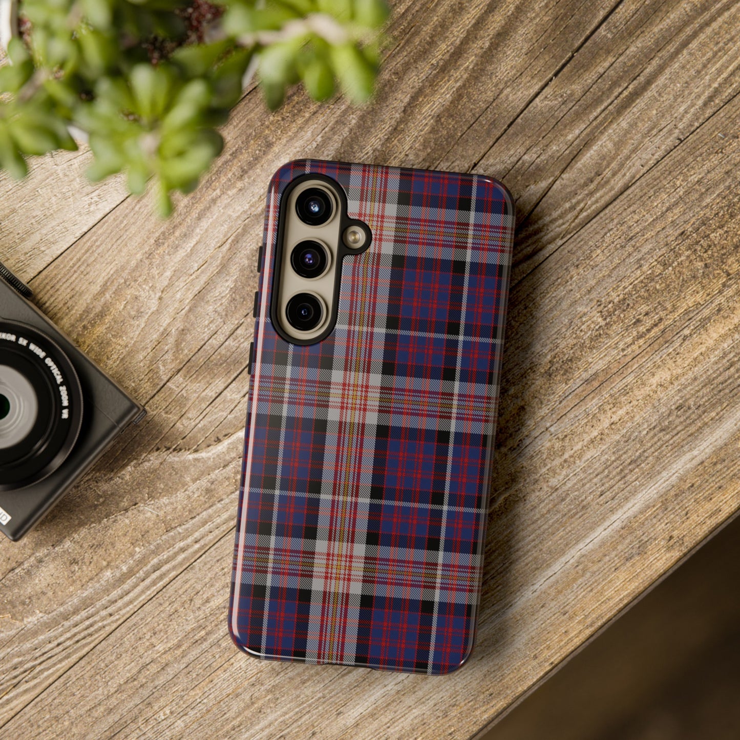 Coque de téléphone à motif tartan écossais - Carnegie, divers