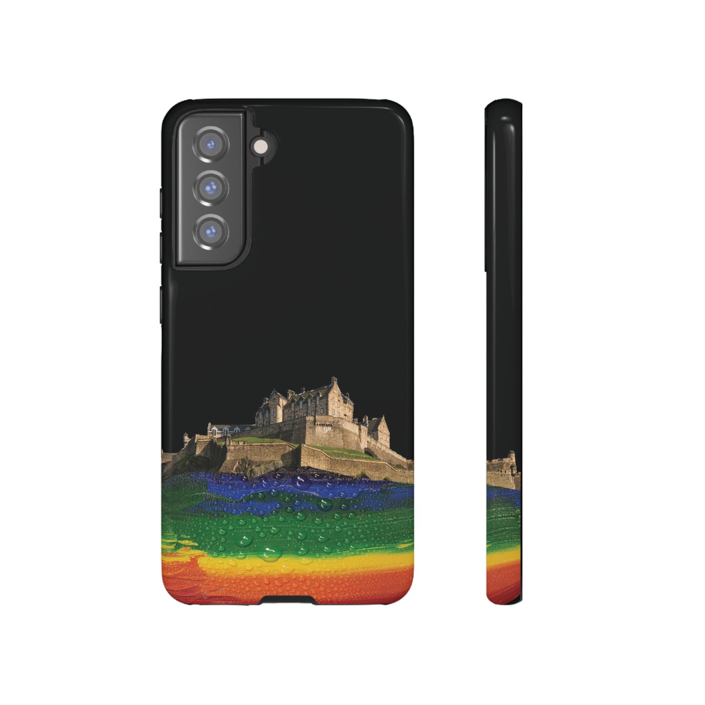 Edinburgh Castle Pride Rockface Phone Case - Rain, Various