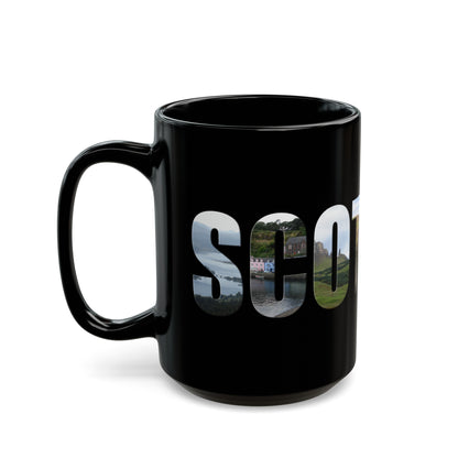 Scotland Photo Mug, Coffee Cup, Tea Cup, Scottish Art, Scottish Landmarks, Scottish Nature, Black