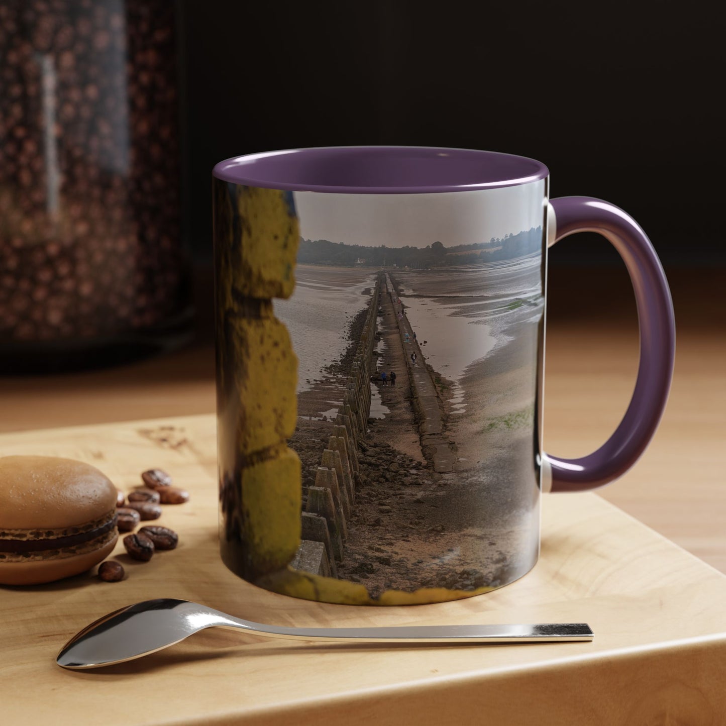 Tasses décoratives « Écosse en gros plan » - Scènes variées (violet)