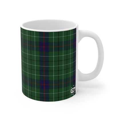 Scottish Tartan Mug 11oz, Duncan Tartan