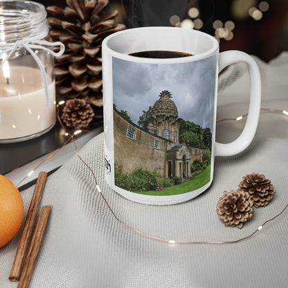 Dunmore Pineapple Photo Mug, Coffee Cup, Tea Cup, Scotland, White