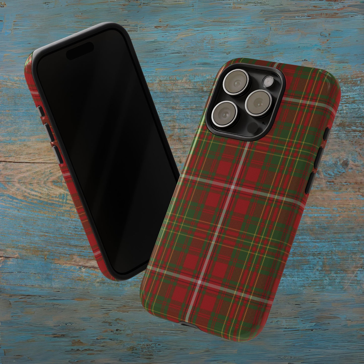 Scottish Tartan Phone Case - Hay, Various