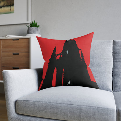 Coussins carrés Scotland Art Silhouette : différentes tailles