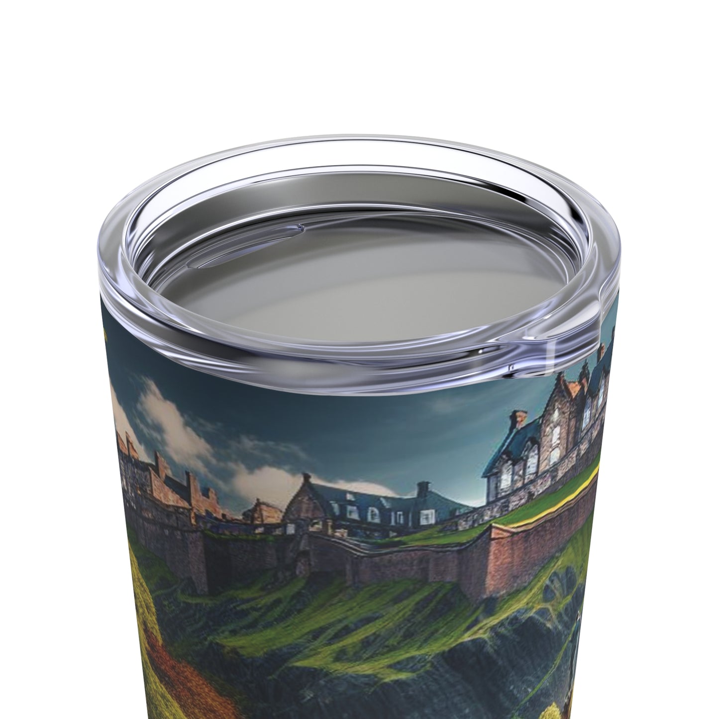 Scotland Edinburgh Castle with Ross Fountain Tumbler 20oz