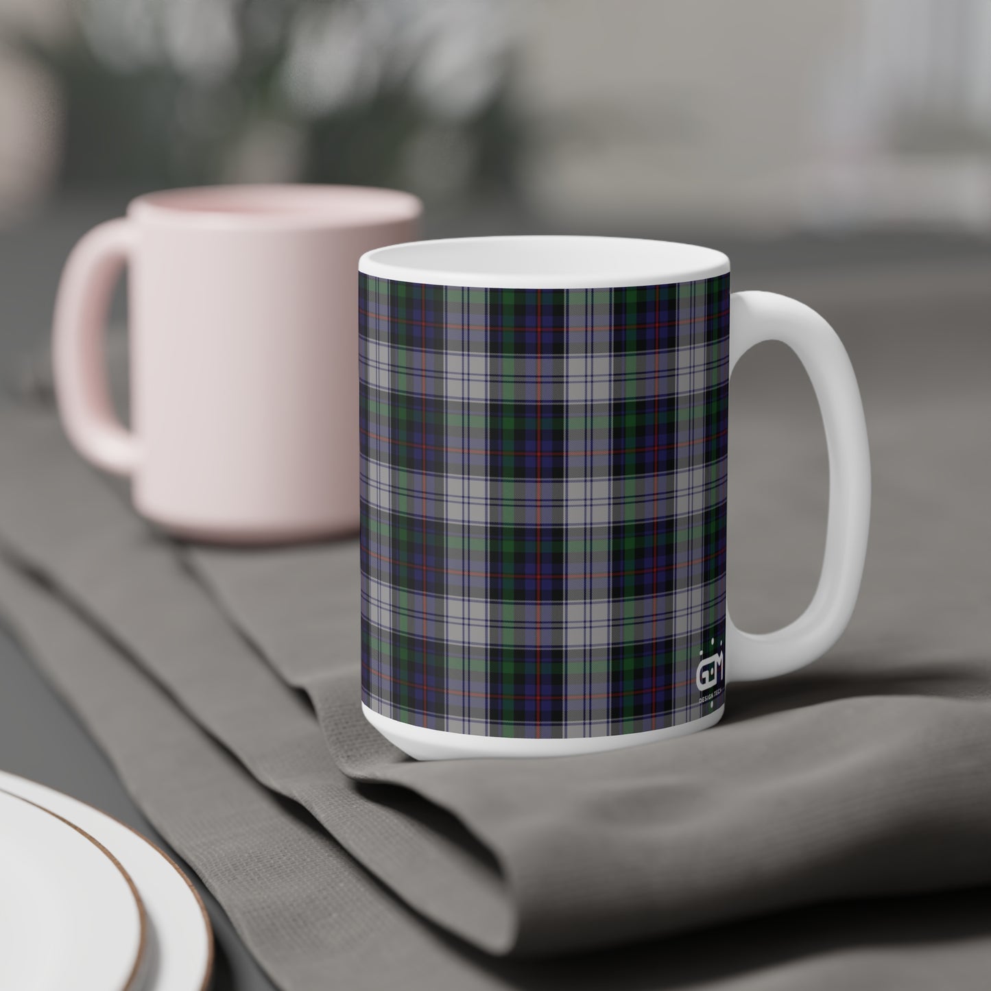 Tartan Mug - Argyle Dress Tartan, Scottish, Various Sizes