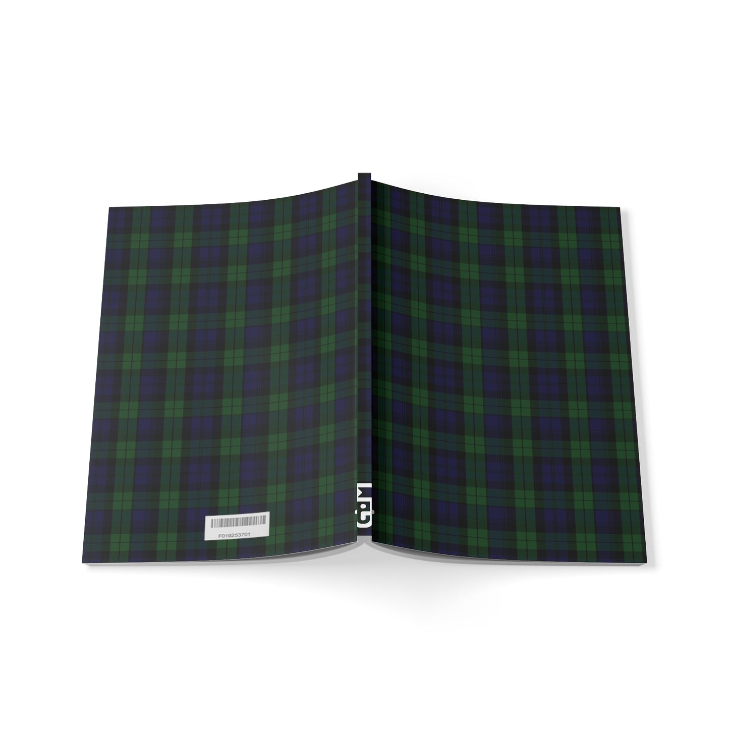 Scottish Tartan Softcover A5 Notebook - Black Watch