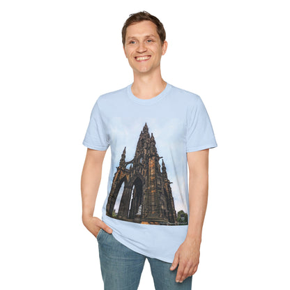 Scott Monument Photo Softstyle T-Shirt, Unisex Tee, Various Colours