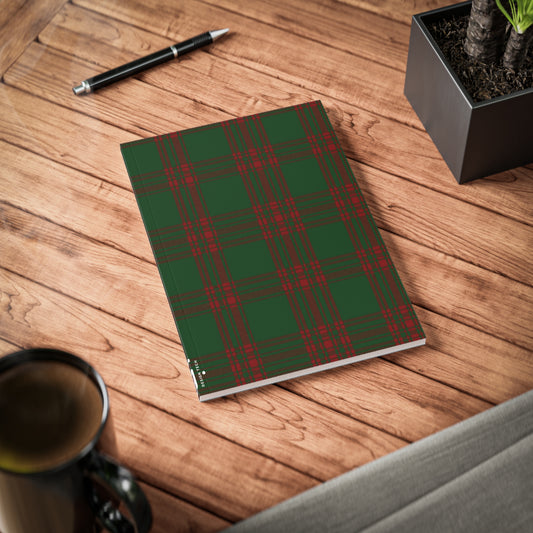 Scottish Tartan Softcover A5 Notebook - Menzies