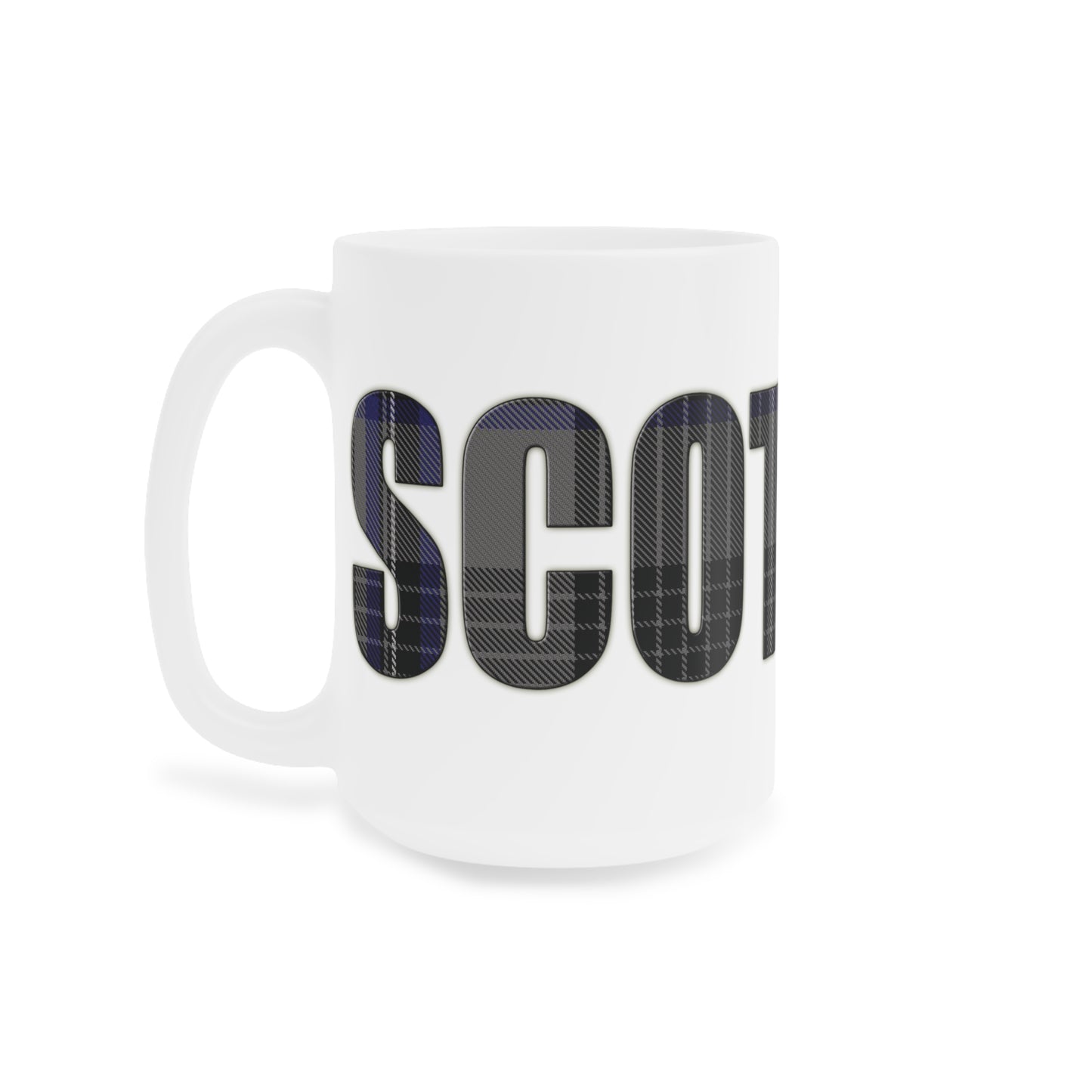 Scotland Tartan Mug - Hood Tartan, Various Sizes