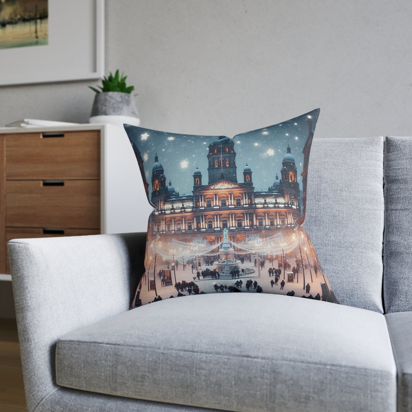 Seasonal Scottish Square Cushions, Various Sizes